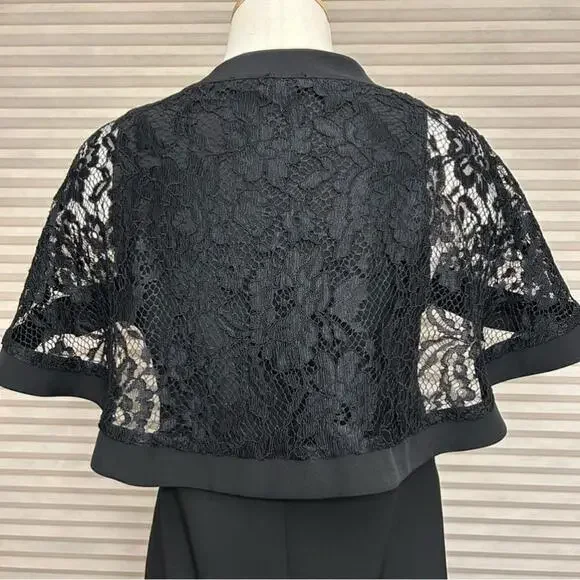 Rinascimento Italian Dress with Lace Shawl/Small - Picture 3 of 8